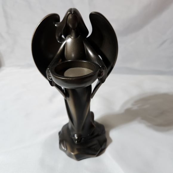 PartyLite Accents Ceramic Tea Lite Angel Candle Holder Party Lite